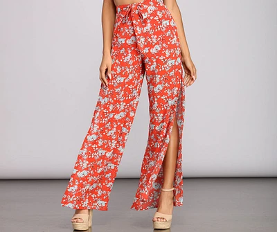 Blossom Fest Wide-Leg Pants