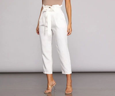 The Paperbag Tapered Pants