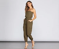 Carried Away Cargo Jumpsuit