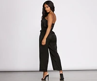 Strapless Utility Jumpsuit