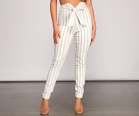 Nautical Vibes Tie-Waist Pants