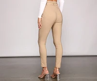 Elevated And Chic Paper Bag Pants