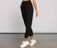 Casual-Chic Trouser Joggers