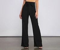 So Posh High Waist Flared Pants