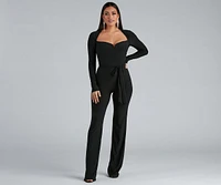 Keeping It Simple Tie-Waist Jumpsuit