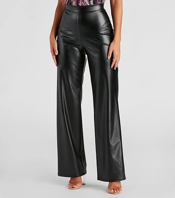Totally Fab Faux Leather Pants