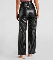 Totally Fab Faux Leather Pants