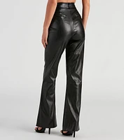 City Slicker High-Rise Trouser Pants