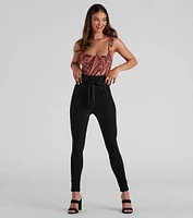 Chic Choice Paperbag Skinny Pants