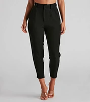 Feeling Poised Woven Trousers