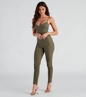 Feelin' Fresh Fitted Jumpsuit