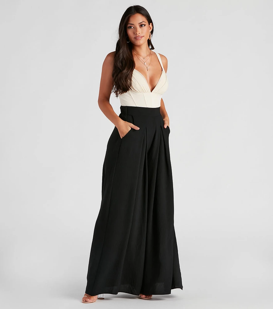 Downtown Nights Wide-Leg Pants