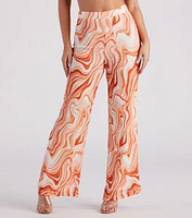 Spring Break Vibes Wide-Leg Pants