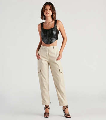 Truly Cool Cargo Straight Leg Pants