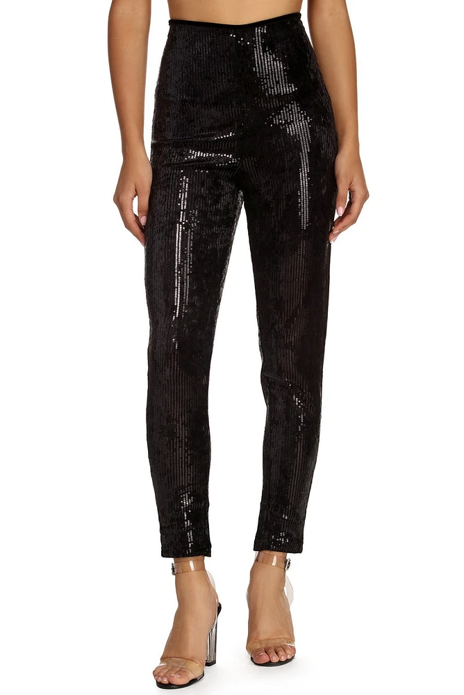 Own The Spotlight Sequin Pants