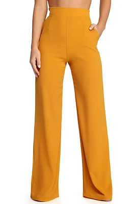 Wide Leg Dress Pants