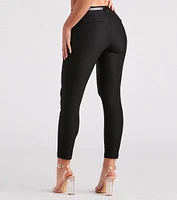 So Profesh Belted Tapered Skinny Pants