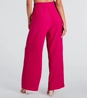 Sunny Vibes Woven Wide-Leg Pants