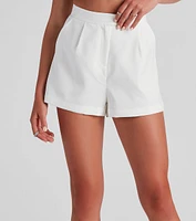 Chic And Elevated Trouser Shorts