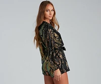 Toast To Glam Sequin Romper