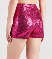 Made For The Glamour Sequin Shorts