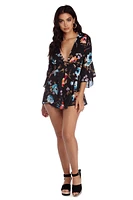 Date Night Floral Romper