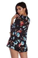 Date Night Floral Romper