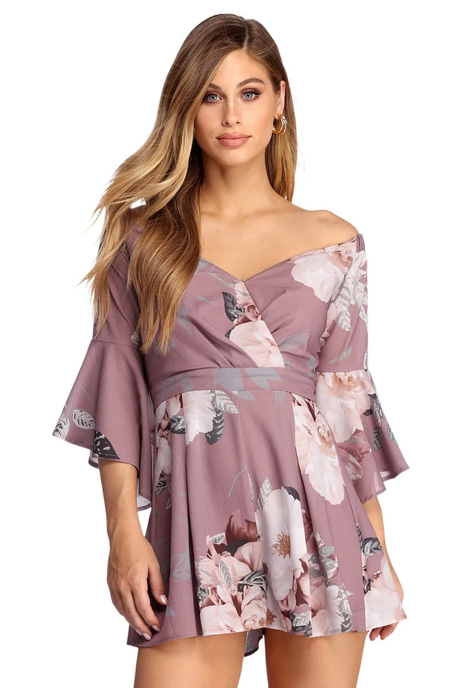 Ring It Out Florals Romper