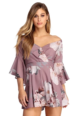 Ring It Out Florals Romper