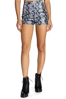 Sleek Snake Print Shorts