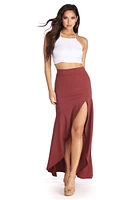 Ready To Ruffle Maxi Skirt