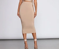 Basic Essential Double Layered Skirt