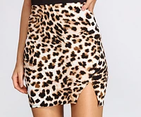 Lovin' The Leopard Print Mini Skirt