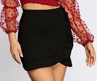 Flirty Flair Ruffle Mini Skirt