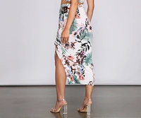 Vacay Beauty Floral Maxi Skirt