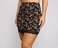 All Around Me Ditsy Floral Mini Skirt