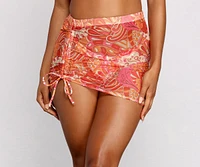 Bohemian Dreams Ruched Mini Skirt