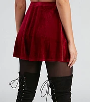 Lil' Red Velvet Halloween Skirt