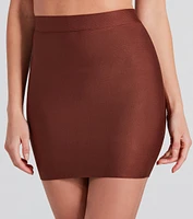 Sculpted Sultry Bandage Mini Skirt