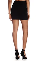 Hot & Bothered Heat Stone Mini Skirt