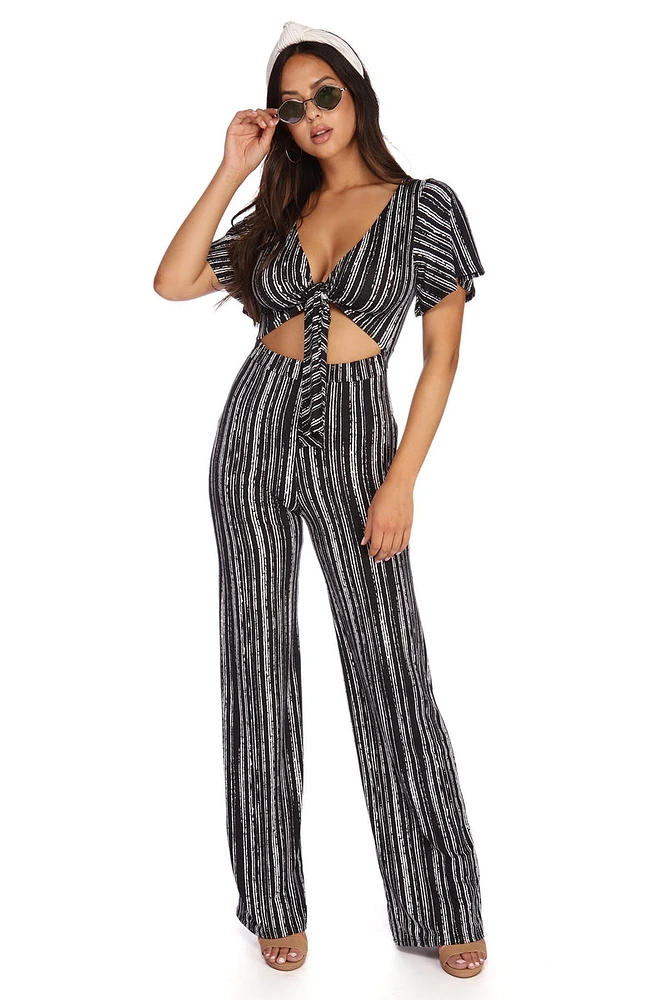 Trendy Stripes Jumpsuit