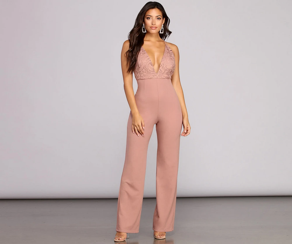 Pretty Lace Jumpsuit