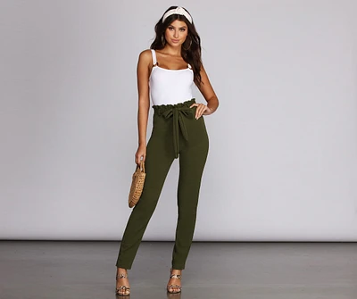 Good On Paperbag Tapered Pants