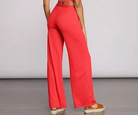 Keeping Knit Sassy Wide Leg Pants