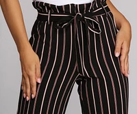 Keep It Striped Tie Waist Pants