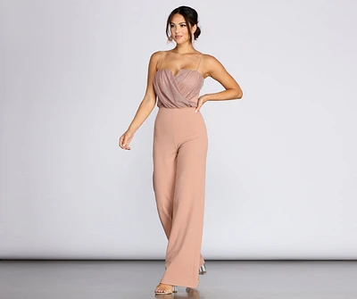 Glow Goddess Glitter Jumpsuit