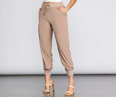 Casual Chic High Rise Joggers
