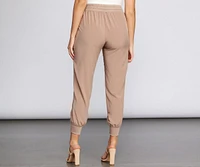 Casual Chic High Rise Joggers