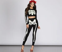 Glow-In-The-Dark-Skeleton Legging