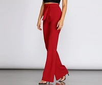 Dress To Impress Tie Waist Pants